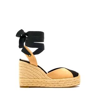 Lace up wedge heels from Zara - never worn!!